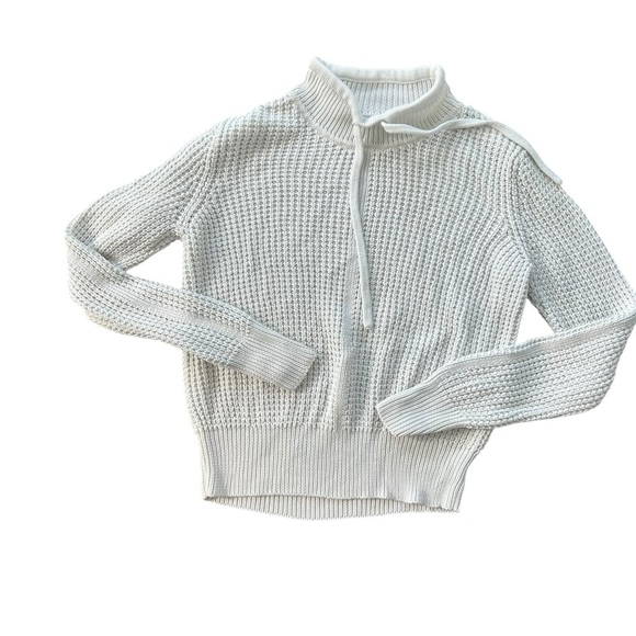 PETER MILLAR KENNEDY WAFFLE STITCH POPOVER SWEATER Size Small - Picture 6 of 13